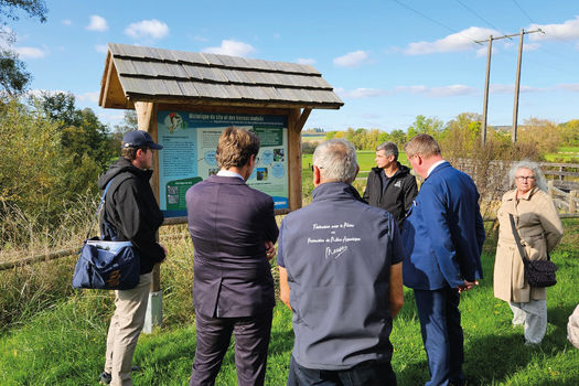 Inauguration de la requalification d’une ancienne ballastière en zone humide alluviale à Charny-sur-Meuse